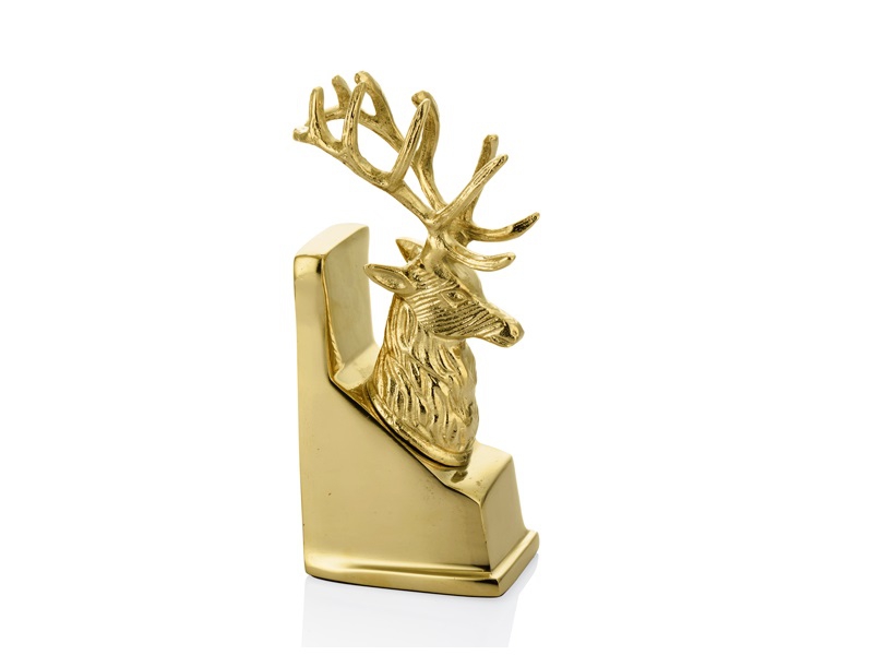 Deer%20Geyik%20Sekilli%20Gold%20Kitap%20Destegi%2021x7x22.5%20Cm