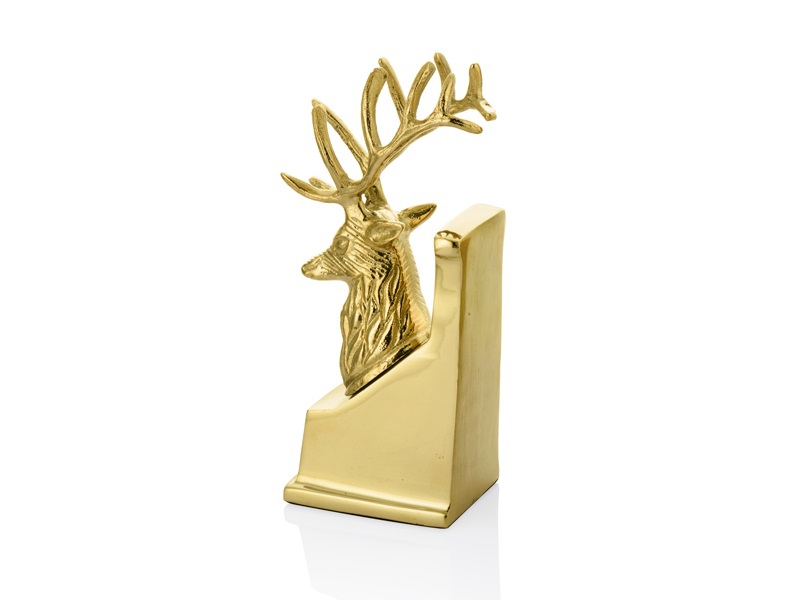 Deer%20Geyik%20Sekilli%20Gold%20Kitap%20Destegi%2021x7x22.5%20Cm